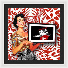 Rise Spokesperson - Framed Print Framed Print Pixels 24.000" x 24.000" White Black