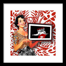 Rise Spokesperson - Framed Print Framed Print Pixels 12.000" x 12.000" Black White