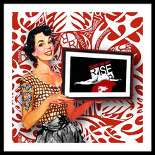 Rise Spokesperson - Framed Print Framed Print Pixels 30.000" x 30.000" Black White