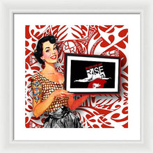 Rise Spokesperson - Framed Print Framed Print Pixels 16.000" x 16.000" White White