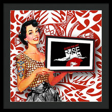 Rise Spokesperson - Framed Print Framed Print Pixels 24.000" x 24.000" Black Black