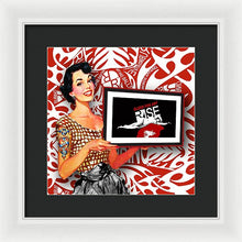 Rise Spokesperson - Framed Print Framed Print Pixels 12.000" x 12.000" White Black