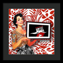 Rise Spokesperson - Framed Print Framed Print Pixels 14.000" x 14.000" Black Black