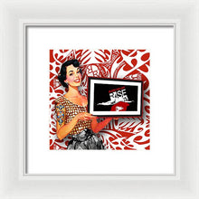 Rise Spokesperson - Framed Print Framed Print Pixels 8.000" x 8.000" White White