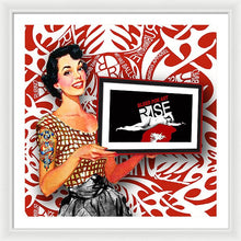 Rise Spokesperson - Framed Print Framed Print Pixels 30.000" x 30.000" White White