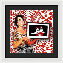 Rise Spokesperson - Framed Print Framed Print Pixels 16.000" x 16.000" White Black