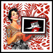 Rise Spokesperson - Framed Print Framed Print Pixels 36.000" x 36.000" Black White