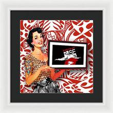 Rise Spokesperson - Framed Print Framed Print Pixels 14.000" x 14.000" White Black