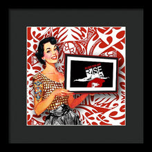 Rise Spokesperson - Framed Print Framed Print Pixels 10.000" x 10.000" Black Black