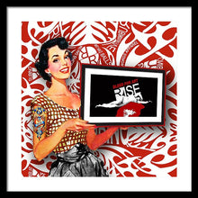 Rise Spokesperson - Framed Print Framed Print Pixels 20.000" x 20.000" Black White