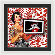 Rise Spokesperson - Framed Print Framed Print Pixels 20.000" x 20.000" White Black