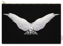 Rise White Wings - Carry-All Pouch Carry-All Pouch Pixels Large (12.5" x 8.5")  