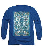 Rubino Blue Floral - Long Sleeve T-Shirt Long Sleeve T-Shirt Pixels Royal Small 