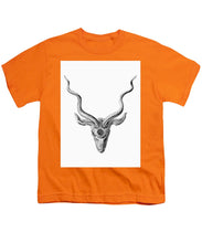 Rubino Buck Horns - Youth T-Shirt Youth T-Shirt Pixels Orange Small 