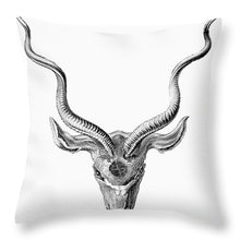 Rubino Buck Horns - Throw Pillow Throw Pillow Pixels 20" x 20" Yes 