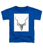 Rubino Buck Horns - Toddler T-Shirt Toddler T-Shirt Pixels Royal Small 