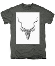 Rubino Buck Horns - Men's Premium T-Shirt Men's Premium T-Shirt Pixels Platinum Heather Small 