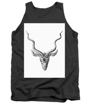 Rubino Buck Horns - Tank Top Tank Top Pixels Charcoal Small 