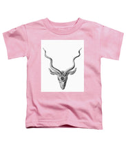 Rubino Buck Horns - Toddler T-Shirt Toddler T-Shirt Pixels Pink Small 