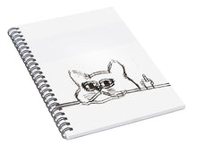 Rubino Cat Finger - Spiral Notebook