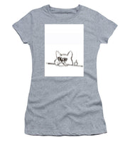 Rubino Cat Finger - Women's T-Shirt (Athletic Fit)