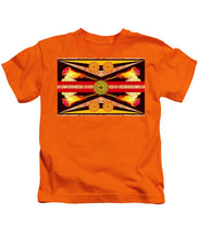 Rubino Flag - Kids T-Shirt Kids T-Shirt Pixels Orange Small 