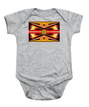 Rubino Flag - Baby Onesie Baby Onesie Pixels Heather Small 