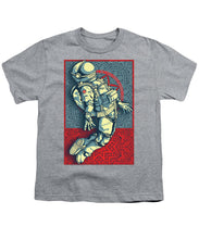 Rubino Float Astronaut - Youth T-Shirt Youth T-Shirt Pixels Heather Small 