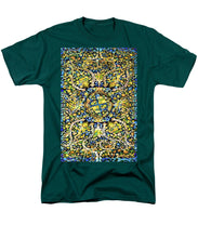 Rubino Floral Carpet - Men's T-Shirt  (Regular Fit) Men's T-Shirt (Regular Fit) Pixels Hunter Green Small 