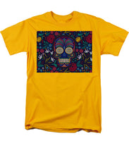 Rubino Floral Skull - Men's T-Shirt  (Regular Fit)