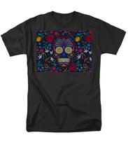 Rubino Floral Skull - Men's T-Shirt  (Regular Fit)