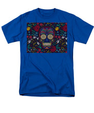 Rubino Floral Skull - Men's T-Shirt  (Regular Fit)