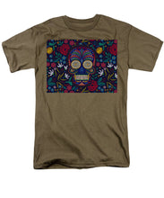 Rubino Floral Skull - Men's T-Shirt  (Regular Fit)