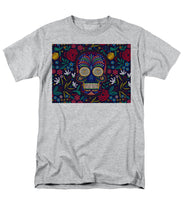 Rubino Floral Skull - Men's T-Shirt  (Regular Fit)