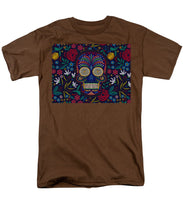 Rubino Floral Skull - Men's T-Shirt  (Regular Fit)