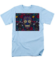 Rubino Floral Skull - Men's T-Shirt  (Regular Fit)