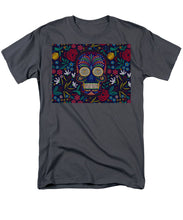 Rubino Floral Skull - Men's T-Shirt  (Regular Fit)