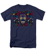 Rubino Floral Skull - Men's T-Shirt  (Regular Fit)