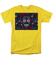 Rubino Floral Skull - Men's T-Shirt  (Regular Fit)