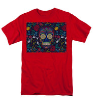 Rubino Floral Skull - Men's T-Shirt  (Regular Fit)