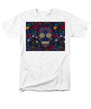 Rubino Floral Skull - Men's T-Shirt  (Regular Fit)