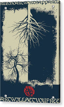 Rubino Grunge Tree - Acrylic Print Acrylic Print Pixels 6.625" x 10.000" Aluminum Mounting Posts 