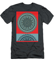 Rubino Indian Mandala - Men's T-Shirt (Athletic Fit) Men's T-Shirt (Athletic Fit) Pixels Charcoal Small 