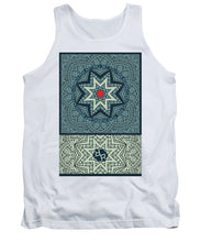 Rubino Outline Mandala - Tank Top Tank Top Pixels White Small 