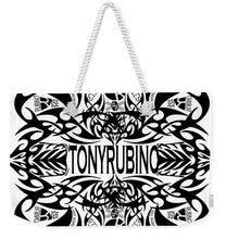 Rubino Propaganda Tattoo - Weekender Tote Bag Weekender Tote Bag Pixels 24" x 16" White 