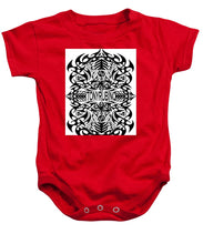 Rubino Propaganda Tattoo - Baby Onesie Baby Onesie Pixels Red Small 