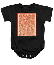 Rubino Red Floral - Baby Onesie