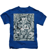 Rubino Rise Under Water - Kids T-Shirt Kids T-Shirt Pixels Royal Small 