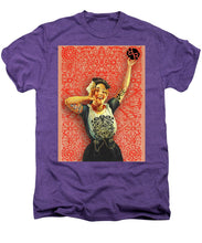 Rubino Rise Woman - Men's Premium T-Shirt Men's Premium T-Shirt Pixels Deep Purple Heather Small 