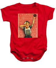 Rubino Rise Woman - Baby Onesie Baby Onesie Pixels Red Small 